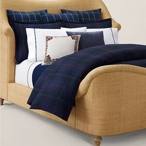 Ralph Lauren Inez Tartan queen duvet cover and 2 standard pillow shams